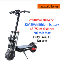 Load image into Gallery viewer, 60V3200W Electric Scooter 11inch Motor Wheel