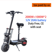 Load image into Gallery viewer, 60V3200W Electric Scooter 11inch Motor Wheel