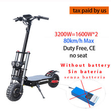 Load image into Gallery viewer, 60V3200W Electric Scooter 11inch Motor Wheel