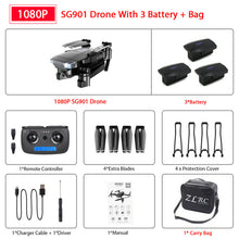Load image into Gallery viewer, ZWN SG907 SG901 GPS Drone with Wifi FPV 1080P 4K HD Dual Camera