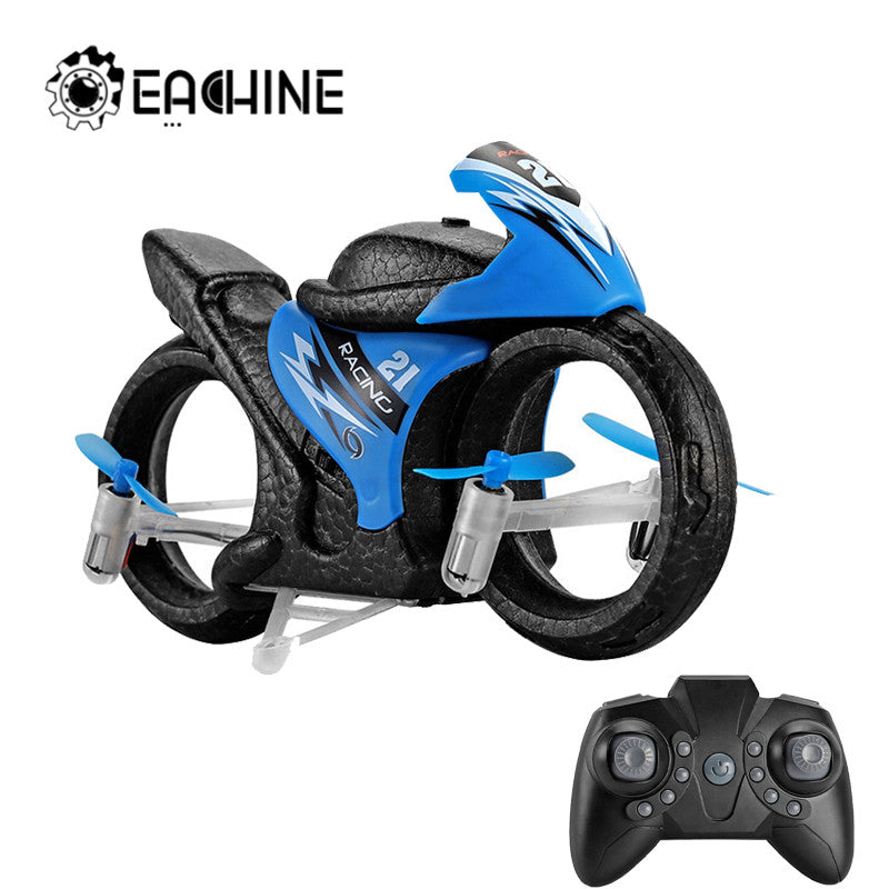 Eachine E021 2-In-1 Land/Air Mode Flying High Speed Motorcycle Drone