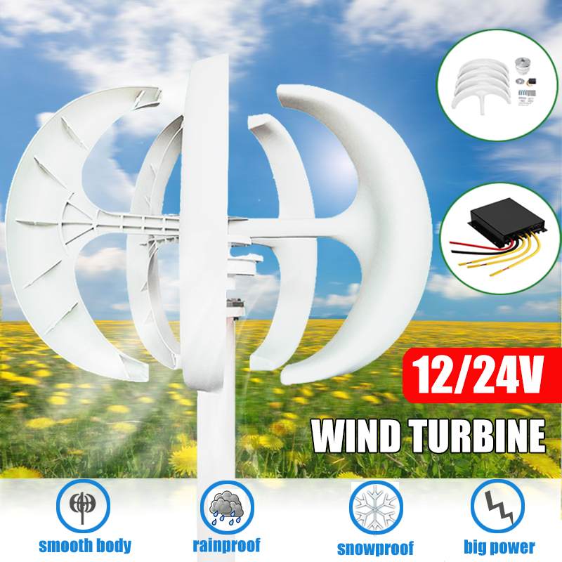 6000W AC 12V 24V Wind Turbine 5 Blade Generator