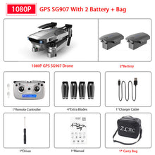 Load image into Gallery viewer, ZWN SG907 SG901 GPS Drone with Wifi FPV 1080P 4K HD Dual Camera
