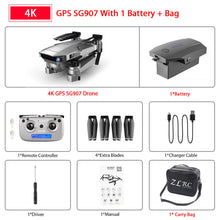 Load image into Gallery viewer, ZWN SG907 SG901 GPS Drone with Wifi FPV 1080P 4K HD Dual Camera
